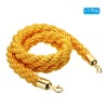 Unique Bargains Hotel Adjustable Queue Divider Stanchion Rope with Snap Hook - 3 of 4