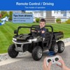 24V 2-Seater Ride On Dump Truck with Parent Remote Control, 4WD 6-Wheel Electric Car for Big Kids, UTV Style Dump Bed & Music Horn - 2 of 4