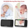 HelloBaby 5" 720P HD Video Baby Monitor with Remote Pan-Tilt-Zoon (HB6589L) - White - 4 of 4