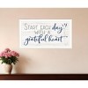 HomeRoots Grateful Heart White Framed Print Wall Art - 2 of 3