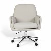 Martha Stewart Clara Upholstered Office Chair - 3 of 4