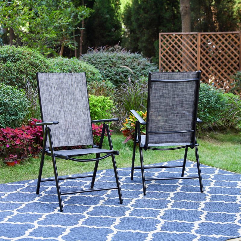 2pk Outdoor 7 Position Arm Chairs with High Backs & Aluminum Frames - Captiva Designs
, 3 of 12
