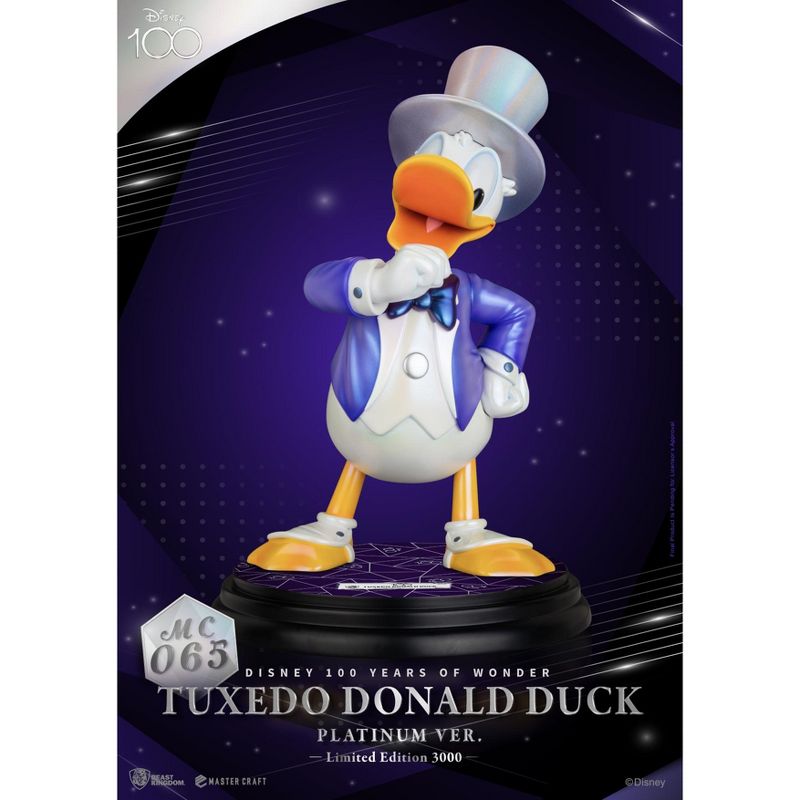 Disney 100 Years of Wonder Master Craft Tuxedo Donald Duck (Platinum Ver.) (Master Craft), 2 of 5