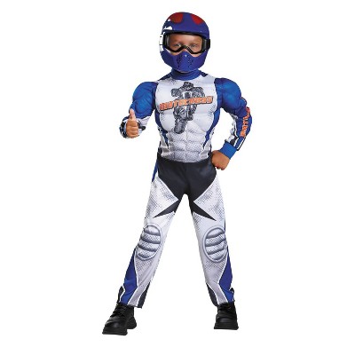 Kids' Motorcycle Rider Muscle Halloween Costume (3T-4T)