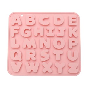 Unique Bargains Candy Making Moulds 26-Cavity Alphabet Letters Candy Mould Hand Wash 6.22"x5.51"x0.35" 1 Pc - 1 of 4