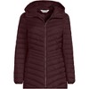 Lands' End Women's Outerwear Wanderweight Ultralight Packable Hooded Long Down Jacket - 3 of 4