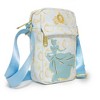 Disney Bag, Crossbody, Cinderella Running Pose Silhouette and Carriage, Blues Golds, Vegan Leather - 2 of 4