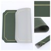 REGALWOVEN Leather Heat Resistant Washable Wipeable Dining Table Placemats 18 x 12 Inch 6 Pcs - 2 of 4