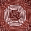 72" x 72" Alpine Collection Burgundy Stripe Reversible Indoor Area Utility Round Rug - Better Trends - 4 of 4