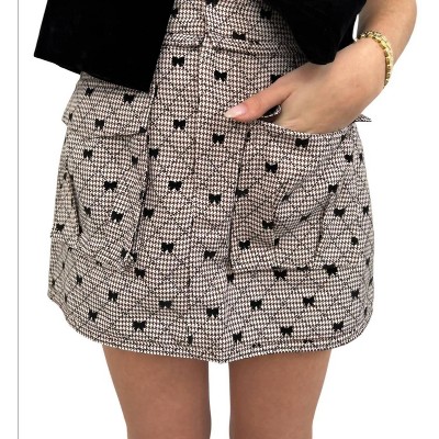 Women's Gabrie Velvet Bow Skirt - Sofie the Label