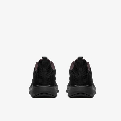 Clarks Mens Motion Trek LT Black Knit Shoes 12 Wide — фото 6