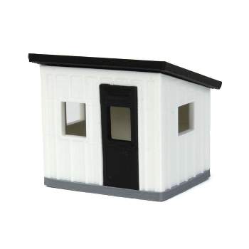 1/64 Black/White Chicken Coop Shed, 3D Printed Farm Model RW-46