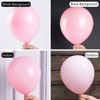 PartyWoo Balloons Light Pink Pastel Baby Pale 18 12 10 5 Inch 85 pcs - 3 of 4