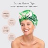 Kitsch Luxury Shower Cap - Palm Leaves - 4 of 4