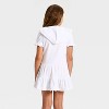 Girls' Ruffle Terry Zip-Up Swimsuit Cover-Up - Cat & Jack™ - 2 of 3