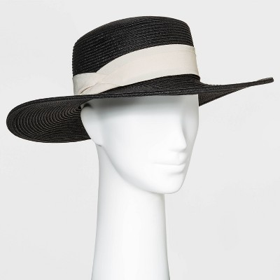 Women's Straw Boater Hat - A New Day™ 