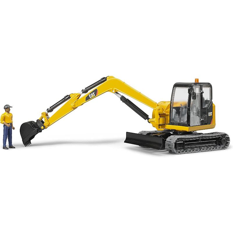 Bruder CATMinit Excavator with Worker, 5 of 9