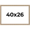 PosterPalooza | 40x26 Modern Bamboo Picture Frame, UV Acrylic, 5 Finishes - 2 of 4