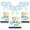 Big Dot of Happiness Happy 100th Day of School - Square Favor Gift Boxes - 100 Days Party Bow Boxes - Set of 12 - 2 of 4