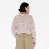 Women's Long Sleeve Shawl Collar Open Work Cardigan - Wild Fable™ - 3 of 3