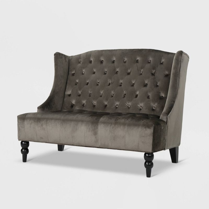 Leora Winged Loveseat - Christopher Knight Home, 1 of 8