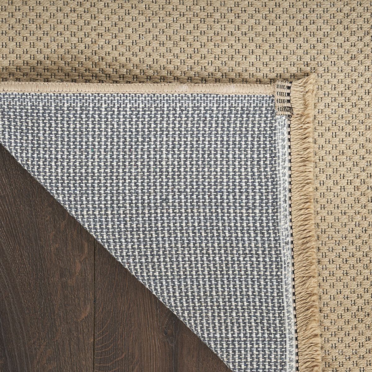 Nourison Washable Jute Modern Farmhouse Indoor Non-Slip Flatweave Fringed Rug - thumbnail 3
