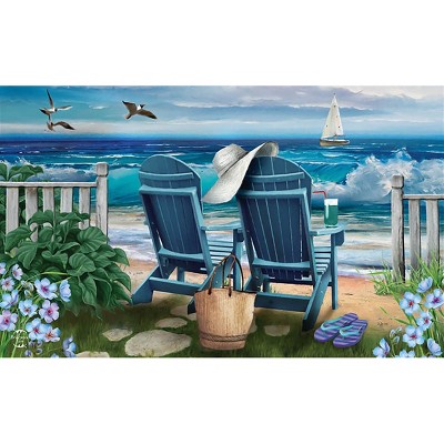 Briarwood Lane Doormat 30x18 Indoor Outdoor Seaside Escape Summer For Summer Doormat