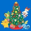 Men's Pokemon Christmas Tree Friends Pull Over Hoodie - 2 of 4