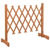 vidaXL Garden Trellis Fence Orange 47.2"x23.6" Solid Firwood - 2 of 4