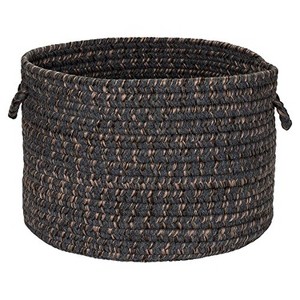 Colonial Mills Hayward HY29A014X010 Utility Basket, 14" x 14" x 10", Charcoal - 1 of 1