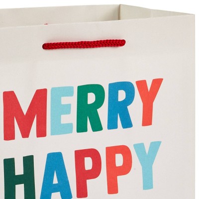 Festive Assorted Holiday Gift Bags Set with Santa and Icons