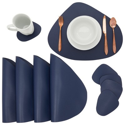 Juvale Set Of 4 Wedge Placemats For, Wedge Placemats For Round Patio Table