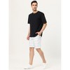 Lars Amadeus Men's Summer Slim Fit Flat Front Plaid Dress Shorts - 4 of 4