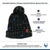 ClimaZer0 Women's High Pile Fleece Lined Knit Winter Beanie Pom Hat - 3 of 4