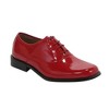 Fun Costumes Men's 20's Inspired Vinyl Tuxedo Adult Red Costume Shoes - 2 of 4