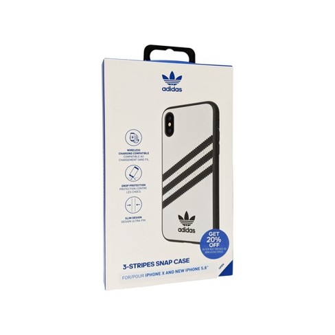 Adidas Originals "samba" Case For Apple Iphone Xs/x - White/black : Target
