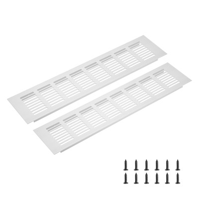Unique Bargains Rectangle Ventilation Grille, Aluminum