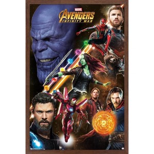 Trends International Marvel Cinematic Universe - Avengers - Infinity War - Challenge Framed Wall Poster Prints - 1 of 4