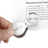 Unique Bargains Mini Microscope Jewelers Powerful Doublet Magnifying Glass 10 X 21 mm Silver 2pcs - 4 of 4