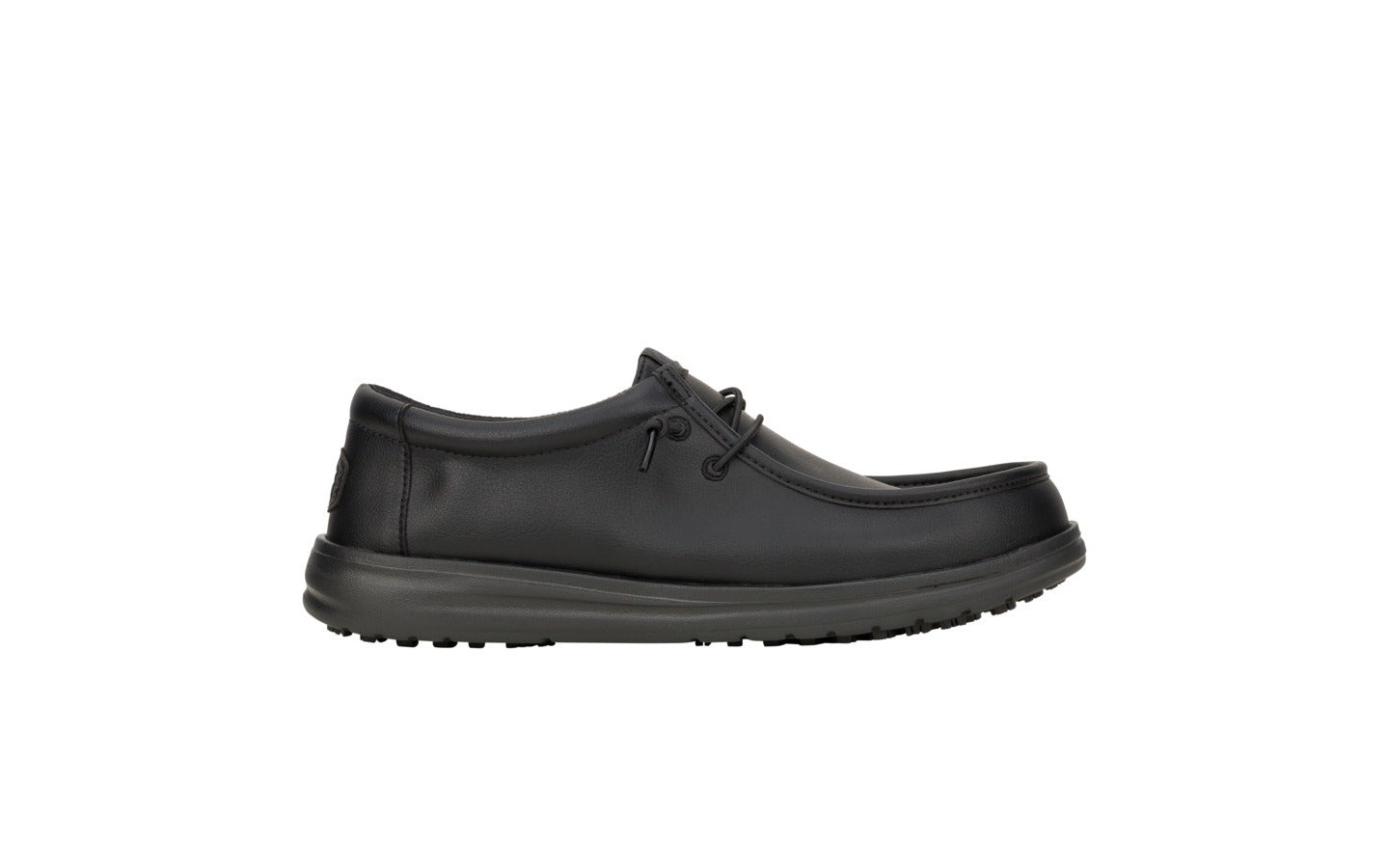 Кроссовки HEYDUDE Men Wally Work CE Classic Slip Resistant Wide, цвет: Чёрный — фото 7