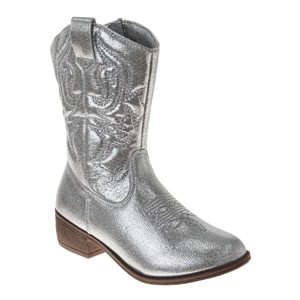 Kensie Girls Metallic Cowgirl Boots - 1 of 4