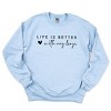 Simply Sage Market Life Is Better With My Boys Heart Sweatshirt - 2 of 4