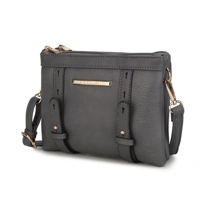 MKF Collection Elsie Multi Compartment Crossbody Bag by Mia K