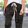Amaryllis Women's Camouflage Print Drawstring Cropped Pants Relaxed Fit Casual Trendy - 2 of 4