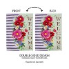 Evergreen Divided Floral Garden Burlap Flag 12.5 x 18 Inches Indoor Outdoor Decor - 4 of 4
