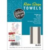 Aunt Martha's Stitch 'Em Up Retro Stripe Towels 18"X28" 3/Pk-Black Stripe - 3 of 3