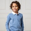 Hope & Henry Boys' Organic Long Sleeve Rugby Shirt, Kids - 3 of 4