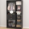 Aheaplus 40'' W Freestanding Closet System Walk-in Closet Organizer with Drawers and Hanging Rod - 3 of 4