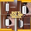 DOMETOUR Home Security Door Reinforcement Lock, Metal Child Safety Lock, Extra High Security Interior & Front Door Latch - 4 of 4
