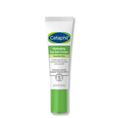 Cetaphil Hydrating Eye Gel Cream with Hyaluronic Acid - 0.5 fl oz - image 1 of 4